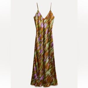 PRINTED SLIP DRESS ZW COLLECTION